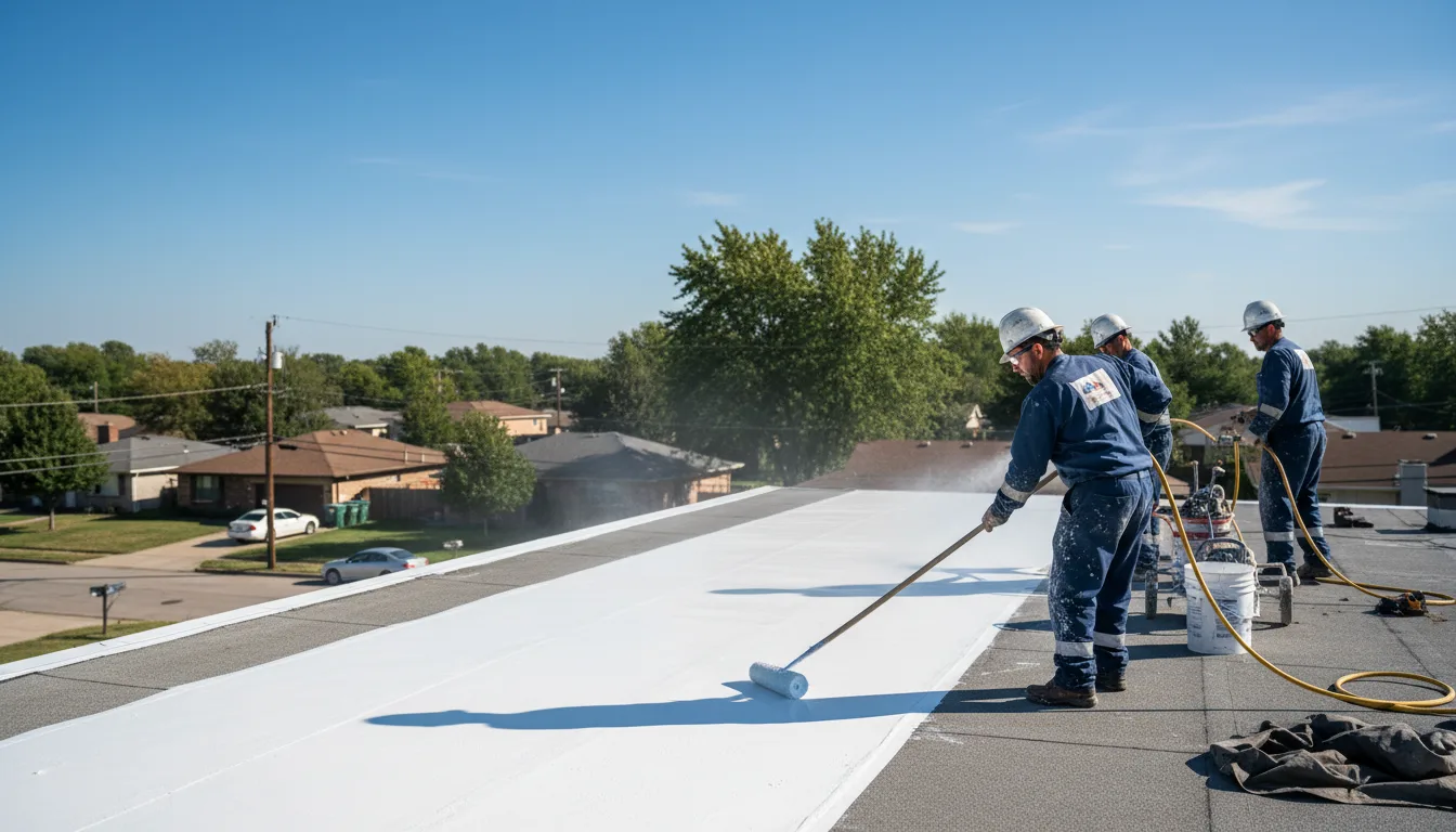 Commercial roof coating in Washington Court House, OH near me